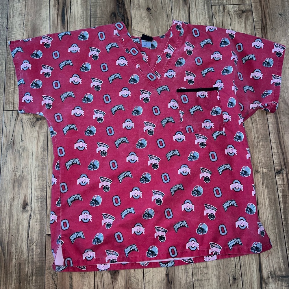 ohio state scrub top 46